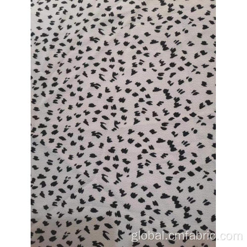 WOVEN POLYESTER CREPE FABRIC Polyester spandex bubble crepe printed fabric Factory